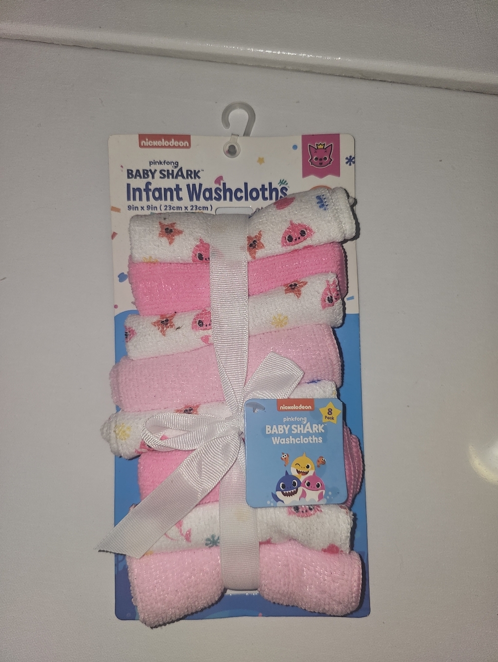 🩷 Nickelodeon Baby Shark Infant Washcloths - NWT